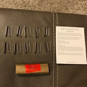 New, Pottery Barn Drapery Curtain Drape Hooks Clip Rings Set of 10